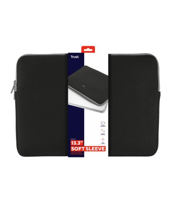Trust 21251 maletines para portátil 33,8 cm (13.3") Funda Negro