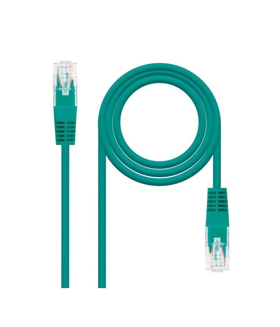 Cable de red rj45 utp nanocable 10.20.0400-gr/ cat.6/ 50cm/ verde - Imagen 2