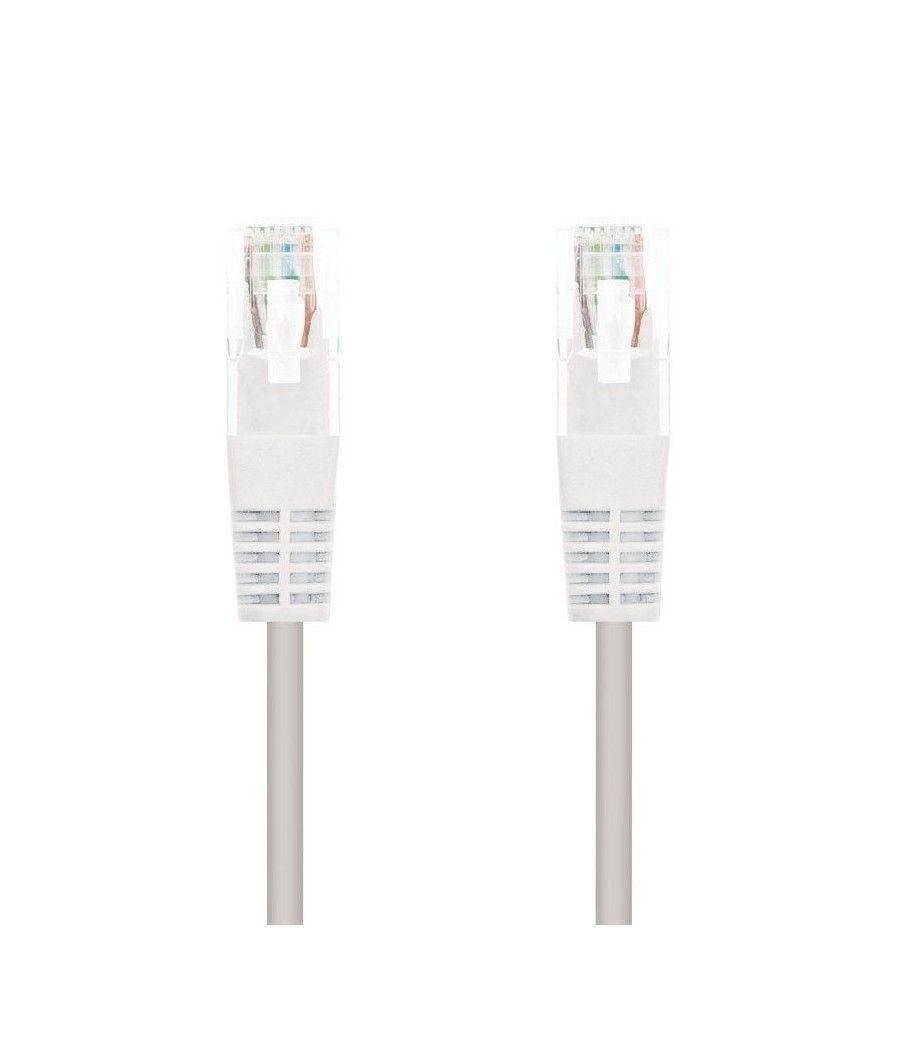 Cable de red rj45 utp nanocable 10.20.0400-w cat.6/ 50cm/ blanco - Imagen 1