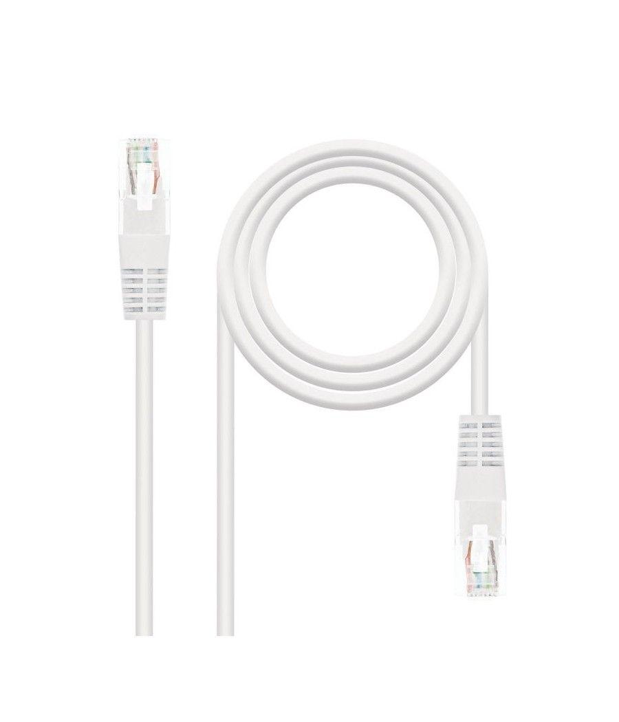 Cable de red rj45 utp nanocable 10.20.0400-w cat.6/ 50cm/ blanco - Imagen 2