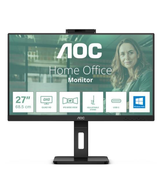 AOC Q27P3CW pantalla para PC 68,6 cm (27") 2560 x 1440 Pixeles Quad HD LED Negro