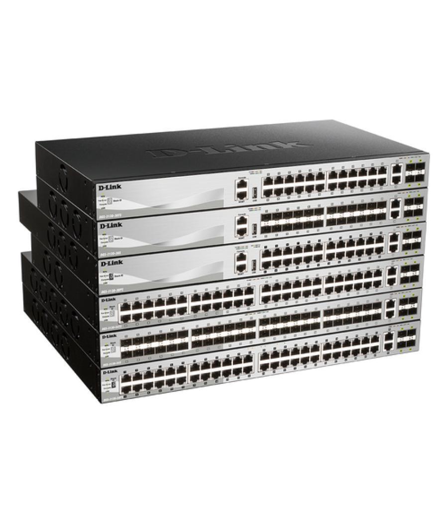 D-Link DGS-3130-54TS/E switch Gestionado L3 Gigabit Ethernet (10/100/1000) Gris