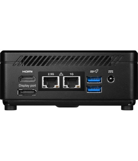 MSI Cubi 5 12M-252ES PCs/estación de trabajo Intel® Core™ i5 i5-1235U 8 GB DDR4-SDRAM 512 GB SSD Windows 11 Pro Mini PC Negro