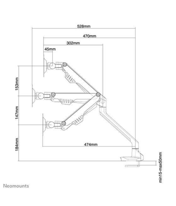 Neomounts Soporte de escritorio para monitor