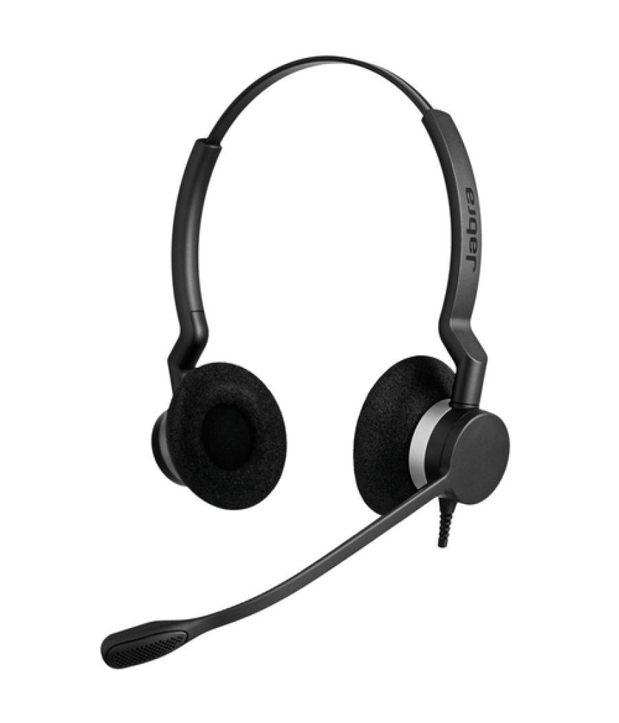 Jabra Biz 2300 Duo Auriculares Alámbrico Diadema Oficina/Centro de llamadas Bluetooth Negro