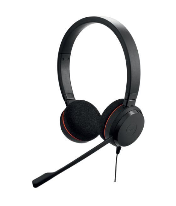 Jabra Evolve 20 USB-C UC Stereo Auriculares Alámbrico Diadema Oficina/Centro de llamadas USB Tipo C Negro