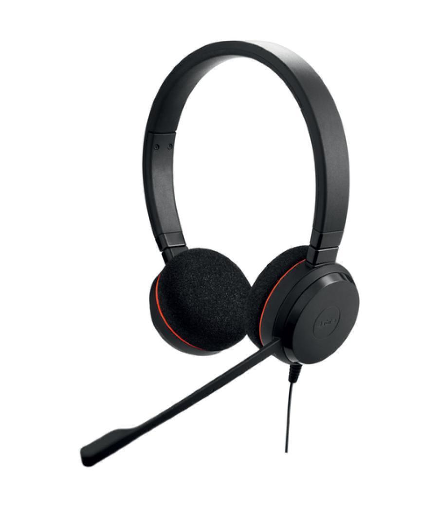 Jabra Evolve 20 USB-C UC Stereo Auriculares Alámbrico Diadema Oficina/Centro de llamadas USB Tipo C Negro