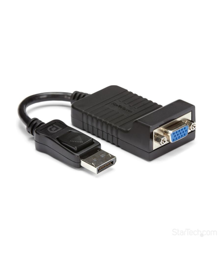 StarTech.com Adaptador Conversor de Vídeo Activo DisplayPort DP a VGA - 1920x1200 - Convertidor