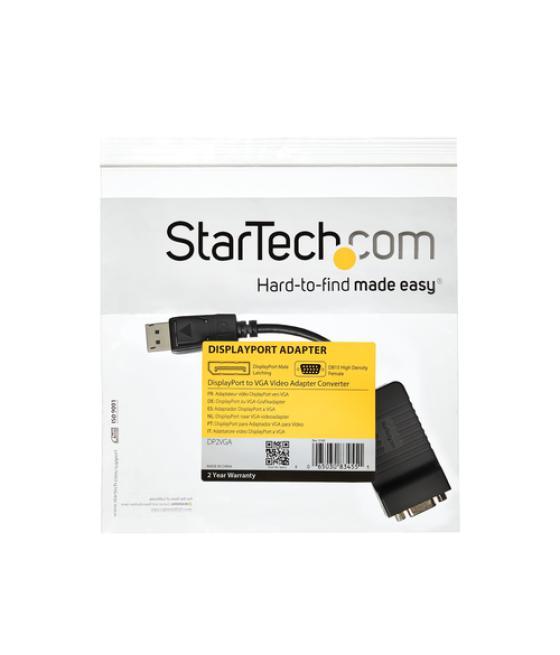 StarTech.com Adaptador Conversor de Vídeo Activo DisplayPort DP a VGA - 1920x1200 - Convertidor