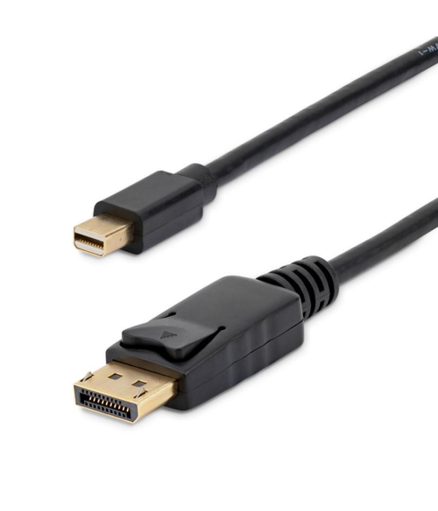 StarTech.com Cable de 1,8m Mini DisplayPort a DisplayPort 1.2 - Cable Adaptador Mini DisplayPort a DisplayPort 4K x 2K UHD - Cab