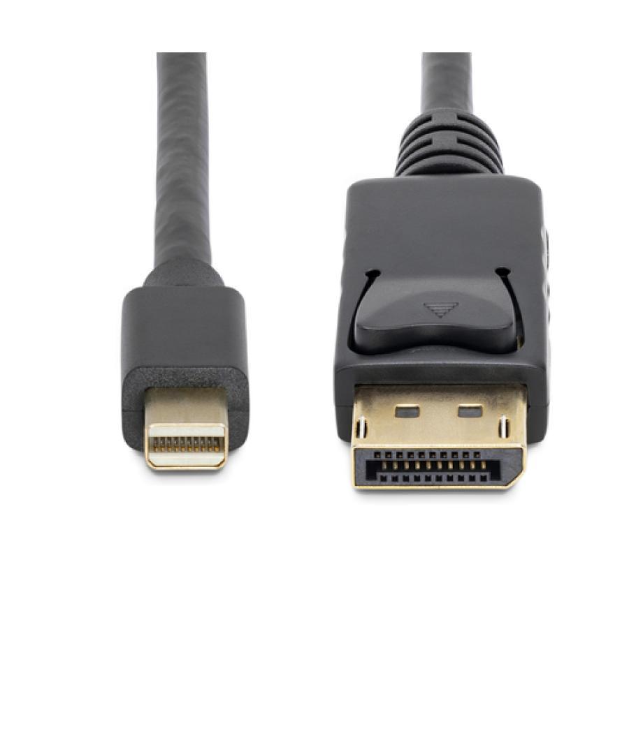 StarTech.com Cable de 1,8m Mini DisplayPort a DisplayPort 1.2 - Cable Adaptador Mini DisplayPort a DisplayPort 4K x 2K UHD - Cab