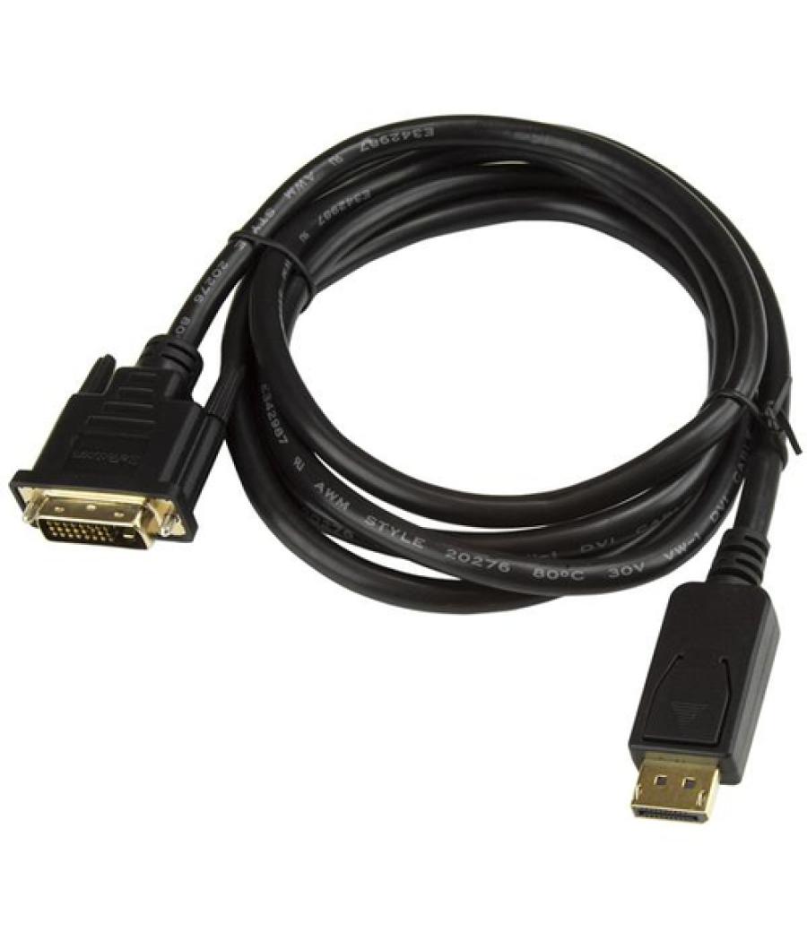StarTech.com Cable 1,8m Adaptador de Vídeo DisplayPort a DVI - Conversor DP - Hasta 1920x1200 - Pasivo