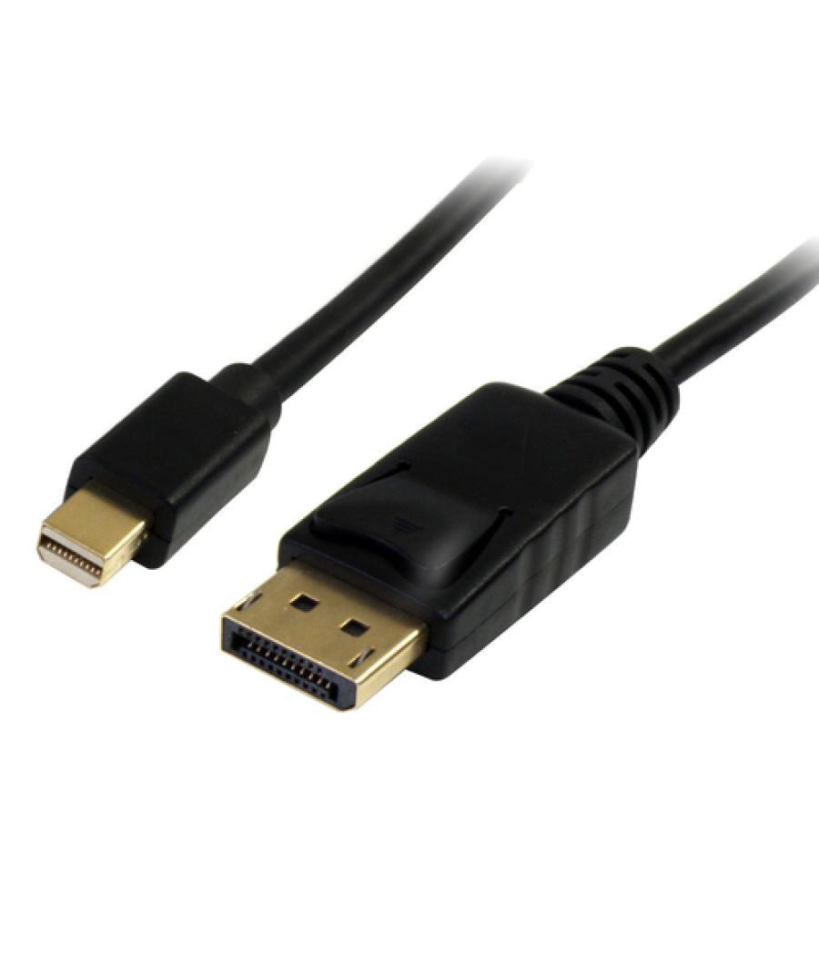 StarTech.com Cable de 2m Mini DisplayPort a DisplayPort 1.2 - Cable Adaptador Mini DisplayPort a DisplayPort 4K x 2K UHD - Cable