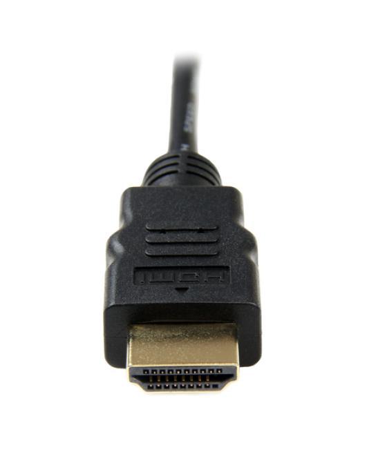 StarTech.com Cable de 1m Micro HDMI a HDMI con Ethernet - Vídeo de 4K a 30Hz - Cable Adaptador Conversor Micro HDMI Tipo D de al