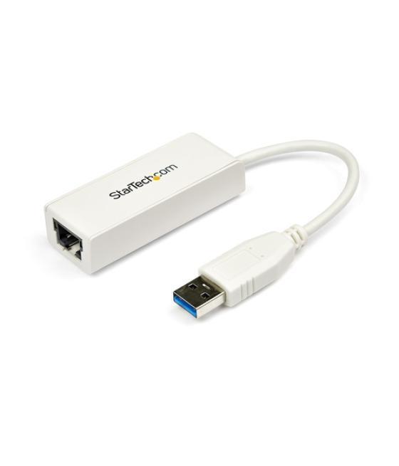 StarTech.com Adaptador Tarjeta de Red Externa NIC USB 3.0 a Ethernet Gigabit de 1 Puerto - 1x RJ45 Hembra - 1x USBA - 10/100/100