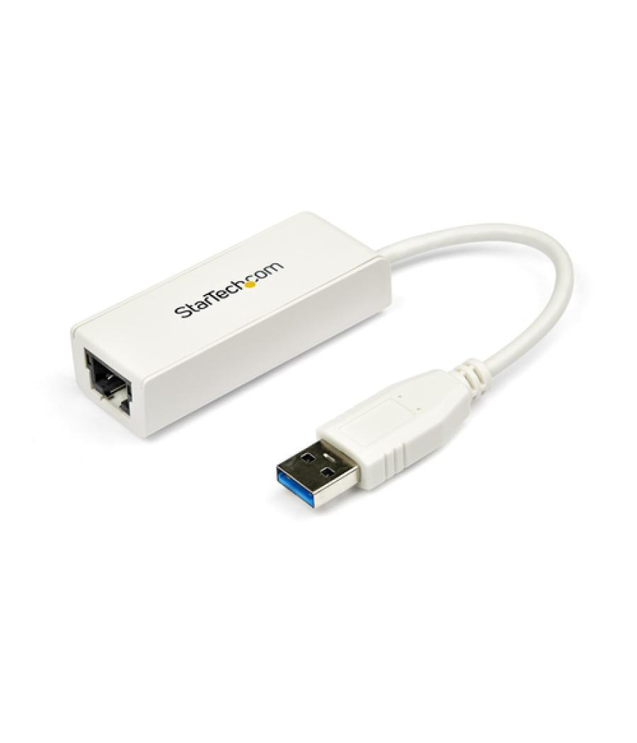 StarTech.com Adaptador Tarjeta de Red Externa NIC USB 3.0 a Ethernet Gigabit de 1 Puerto - 1x RJ45 Hembra - 1x USBA - 10/100/100