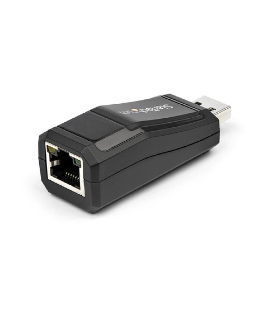 StarTech.com Adaptador Tarjeta de Red Externa NIC USB 3.0 a 1 Puerto Gigabit Ethernet 1Gbps RJ45 USB A Sin Dongle