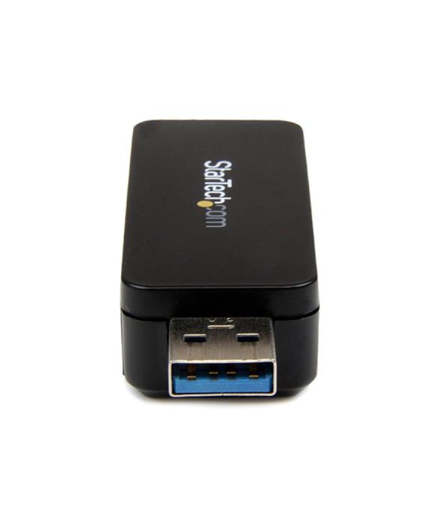 StarTech.com Lector USB 3.0 Super Speed Compacto de Tarjetas de Memoria Flash SD MicroSD MS para PC Mac