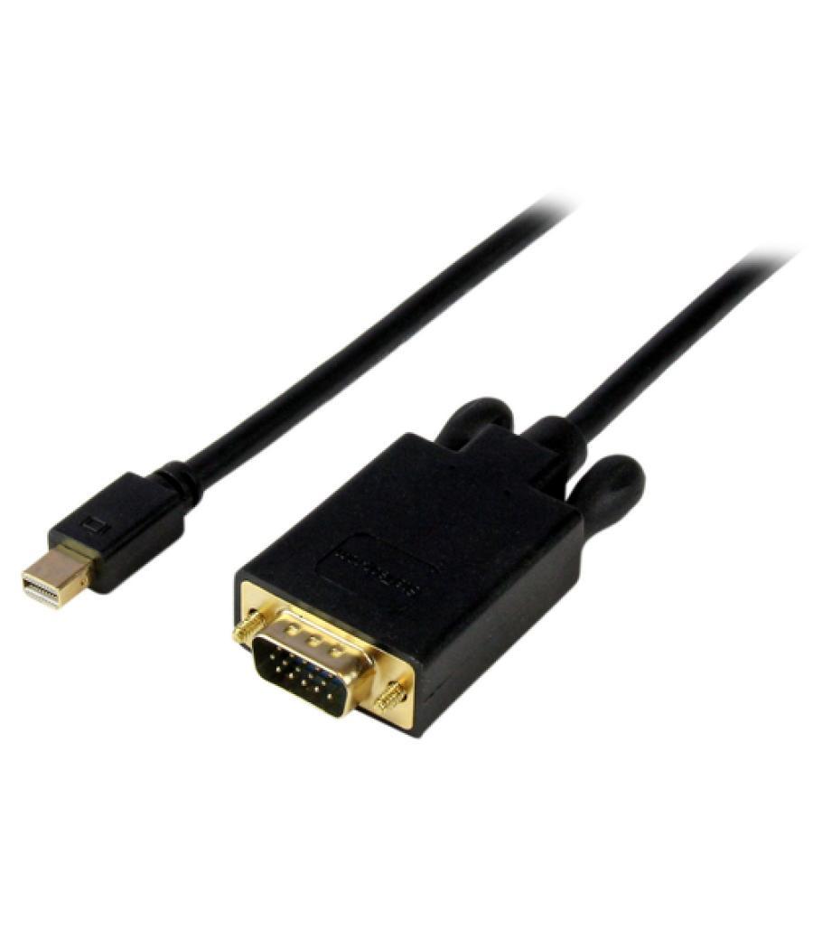 StarTech.com Cable de 1,8m de Vídeo Adaptador Conversor Activo Mini DisplayPort a VGA - 1080p - Negro