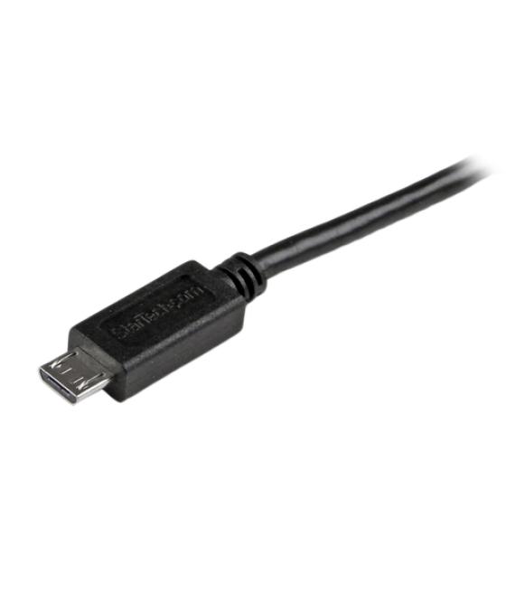 StarTech.com Cable Largo de Carga y Sincronización Micro USB de 3m - M/M - 24AWG