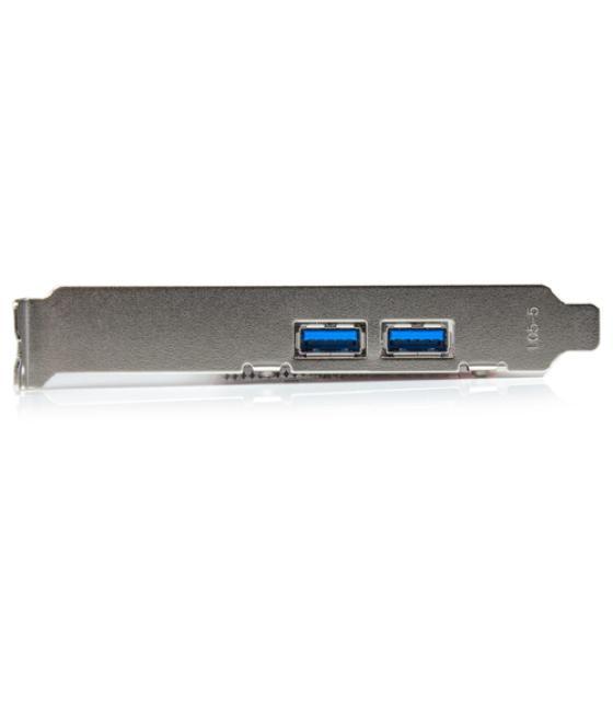 StarTech.com Adaptador tarjeta PCI Express de 2 puertos externos 2 internos USB 3.0 con alimentación SATA