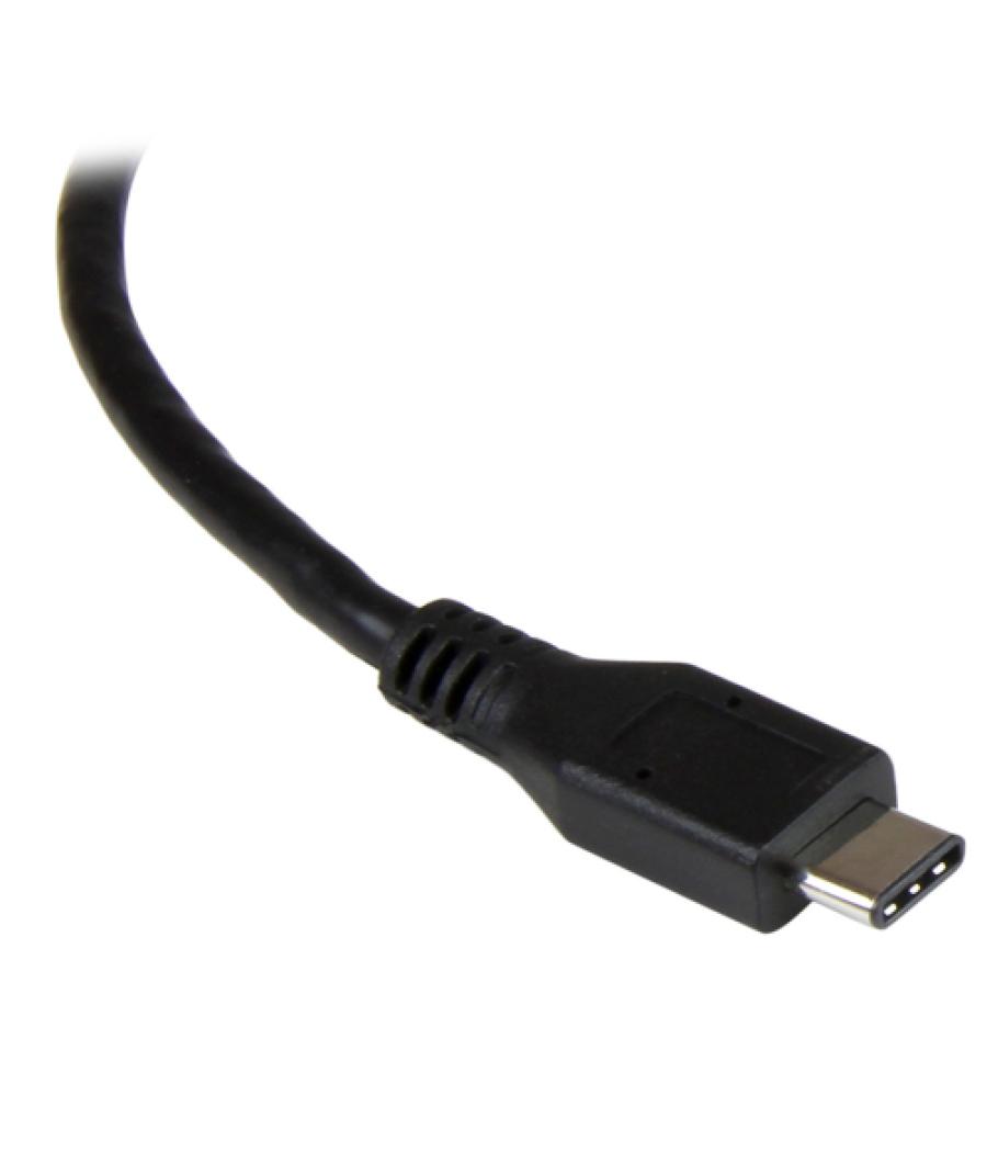StarTech.com Adaptador de Red Gigabit USB-C con Puerto USB Extra - Negro