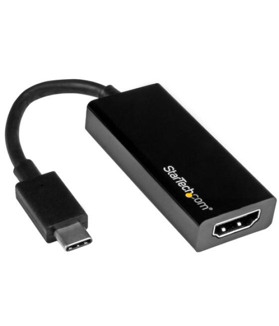 StarTech.com Adaptador Gráfico USB-C a HDMI 4K30Hz - Conversor de Vídeo USB 3.1 Tipo C a HDMI - Compatible Thunderbolt 3 - Dongl