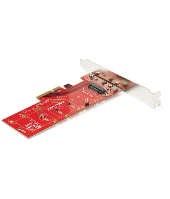 StarTech.com Adaptador de SSD M2 a PCIe - Conversor NVMe / AHCI / NGFF / M-Key a PCIe 3.0 x4 - Perfil Bajo o Completo - Adaptado
