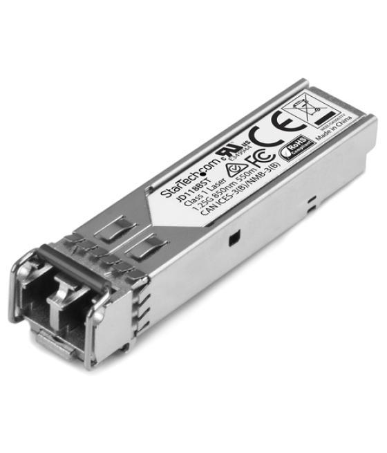 StarTech.com Módulo Transceptor SFP Compatible con HPE JD118B - 1000BASE-SX - Fibra Óptica Multimodo de 1GbE - SFP Ethernet Giga