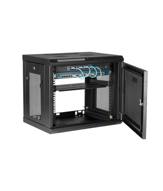 StarTech.com Armario Rack de Pared para Servidores 9U 19"2 Columnas y Estante 1U - Rack de Servidores de Montaje en Pared - Rack