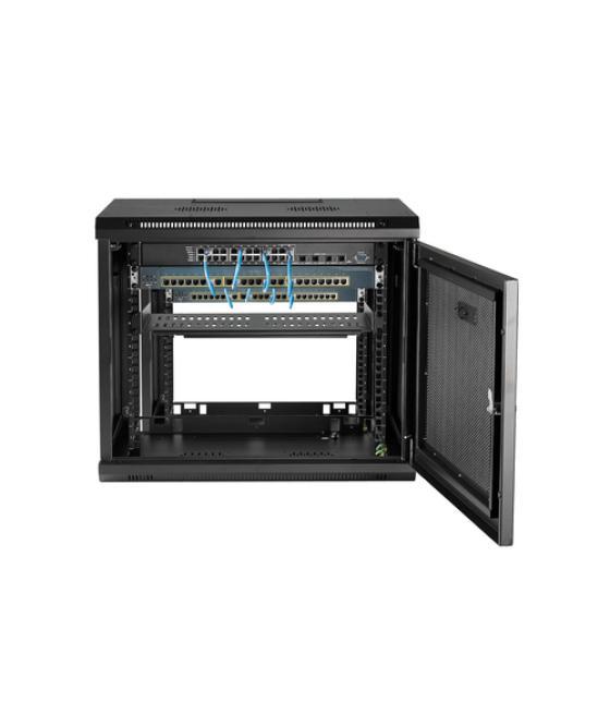 StarTech.com Armario Rack de Pared para Servidores 9U 19"2 Columnas y Estante 1U - Rack de Servidores de Montaje en Pared - Rack