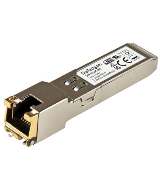 StarTech.com Módulo Transceptor SFP Compatible con MSA sin Codificar - 1000BASE-TX - SFP a RJ45 Cat6 / Cat5e - SFP Ethernet Giga
