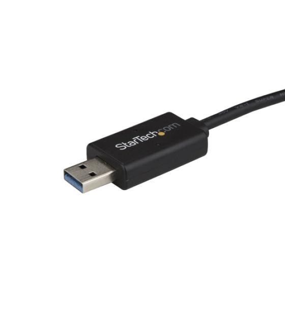 StarTech.com Cable de 2m de Transferencia de Datos para Mac y Windows USB 3.0 USBC a USBA - USB Tipo C