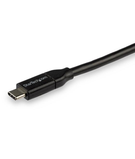 StarTech.com Cable de 3m USB-C a USB-C con capacidad para Entrega de Alimentación de 5A - USB TipoC - Cable de Carga USBC - USB 