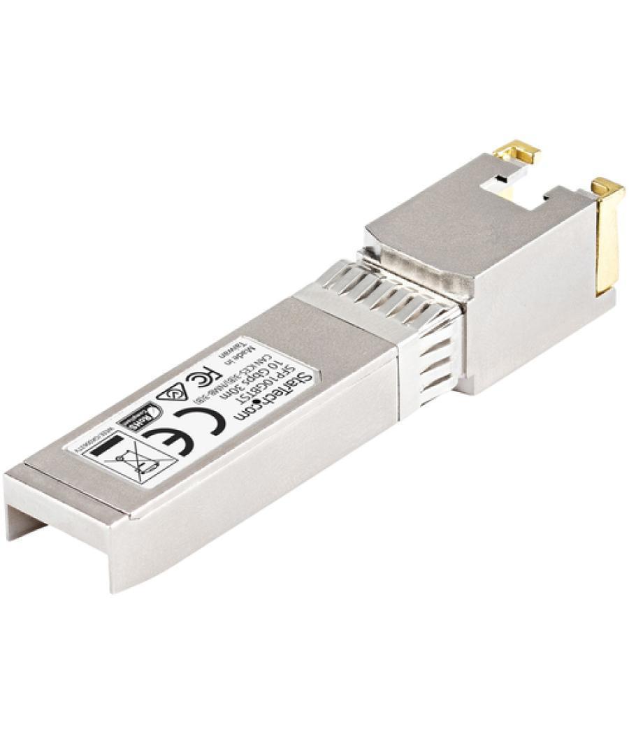 StarTech.com Módulo Transceptor SFP+ Compatible con Cisco SFP-10GB-TC - 10GBASE-T - SFP a RJ45 Cat6 / Cat5e - SFP+ Ethernet Giga