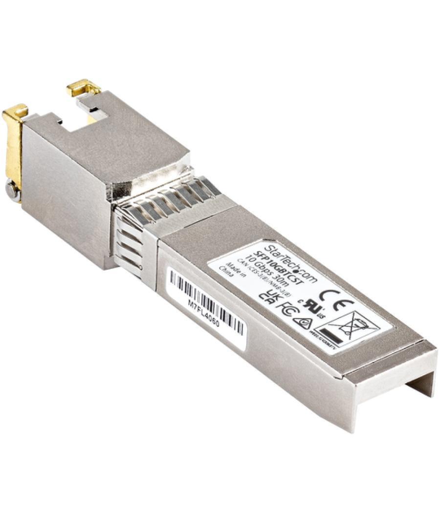 StarTech.com Módulo Transceptor SFP+ Compatible con Cisco SFP-10GB-TC - 10GBASE-T - SFP a RJ45 Cat6 / Cat5e - SFP+ Ethernet Giga