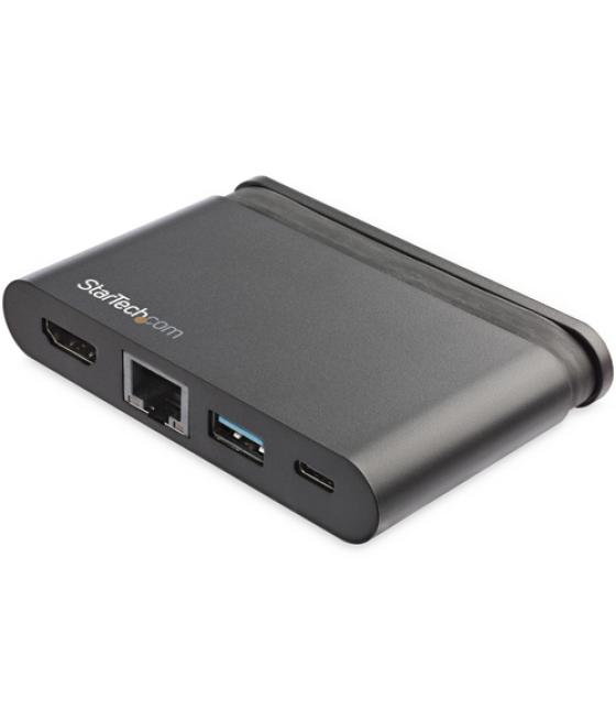 StarTech.com Adaptador Multipuertos USB-C con HDMI 1xA - Docking Station Portátil USB Tipo C con 4K y HDMI - 1xC - PD 3.0 de 100