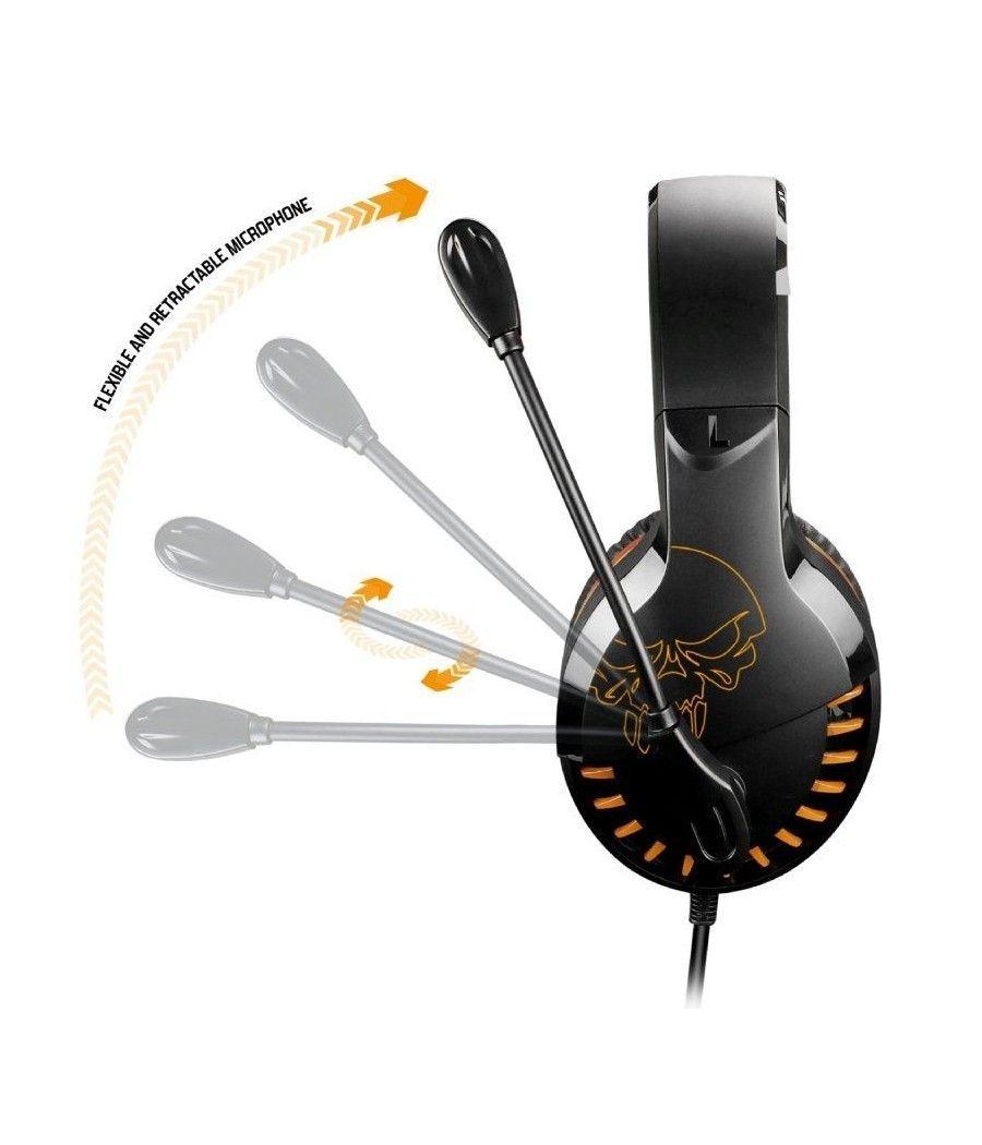 Auriculares gaming con micrófono spirit of gamer pro-h3 multiplataforma edition/ jack 3.5/ naranja - Imagen 2