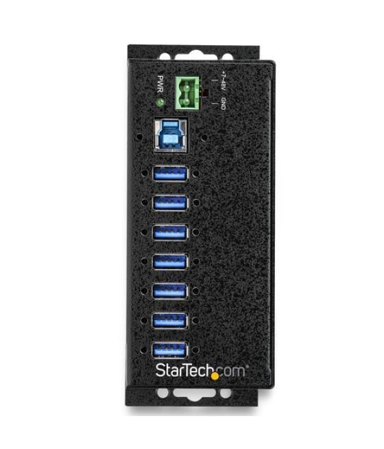 StarTech.com Hub Concentrador Ladrón USB de 7 Puertos con Adaptador de Corriente - con Protección ESD 350W - Hub Industrial USB 