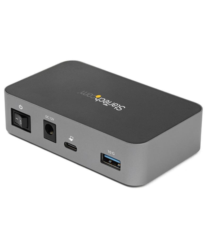StarTech.com Hub USB-C de 4 Puertos - USB 3.2 Gen 2 (10Gbps) - Alimentado - 3xUSB-A 1xUSB-C