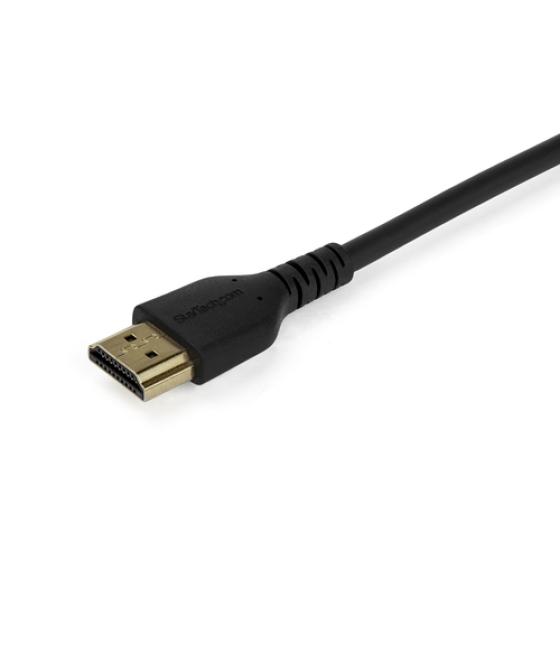 StarTech.com Cable de 2m HDMI 2.0 Certificado Premium de alta velocidad con Ethernet - Durable - UHD 4K 60Hz - con Fibra de Aram