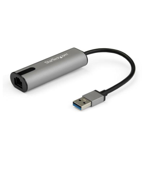 StarTech.com Adaptador de Red Ethernet USB - Adaptador de Red RJ45 LAN NIC NBASE-T USB 3.0 A de 2,5 Gigabit - para Portátil - Le