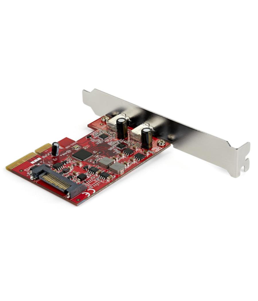 StarTech.com Tarjeta Adaptadora PCI Express de 2 Puertos USB-C 3.2 Gen 2 10Gbps