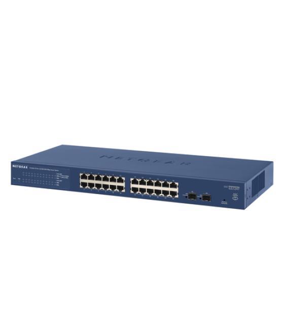 NETGEAR ProSAFE GS724Tv4 Gestionado L3 Gigabit Ethernet (10/100/1000) Azul