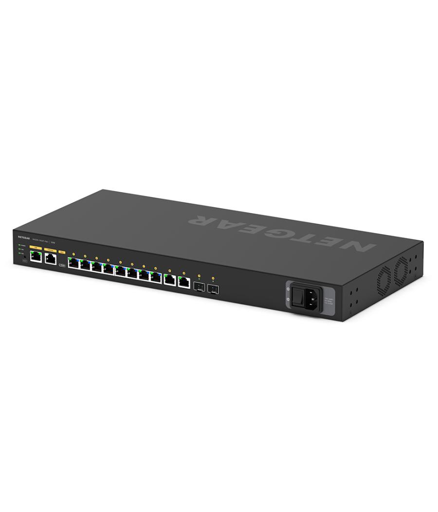 Netgear M4250-10G2F Gestionado L2/L3 Gigabit Ethernet (10/100/1000) Energía sobre Ethernet (PoE) 1U Negro