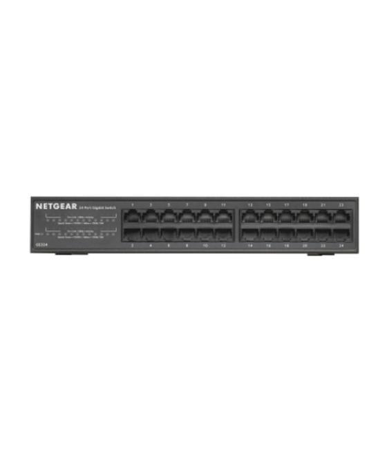 NETGEAR GS324 No administrado Gigabit Ethernet (10/100/1000) Negro