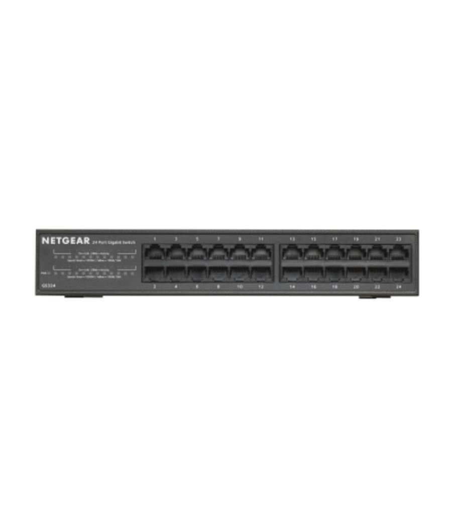 NETGEAR GS324 No administrado Gigabit Ethernet (10/100/1000) Negro