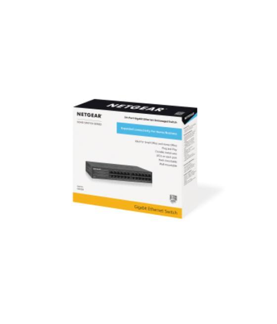 NETGEAR GS324 No administrado Gigabit Ethernet (10/100/1000) Negro