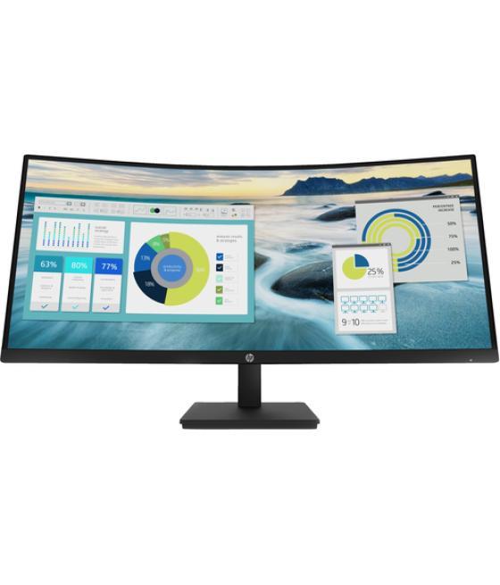 HP P34hc G4 pantalla para PC 86,4 cm (34") 3440 x 1440 Pixeles Quad HD LED Negro