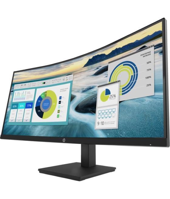 HP P34hc G4 pantalla para PC 86,4 cm (34") 3440 x 1440 Pixeles Quad HD LED Negro